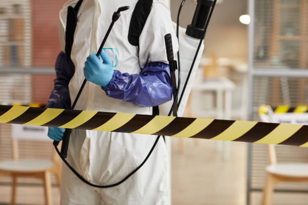 Professional Biohazard technician working in Osteen, FL